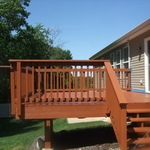 Deck repair & stain