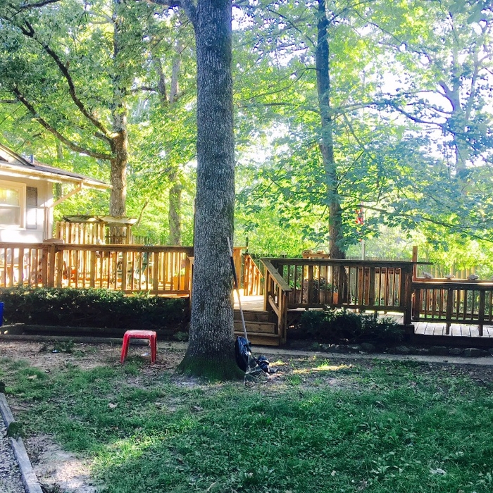 Deck repair & stain