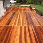 pretty cedar finish