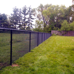 Black Vinyl Chain Link Fence for Pools