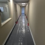 Covering hallway areas