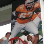Tall mural at UT