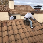 Flexim roof mortar install