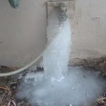 Frozen Hose Bibb