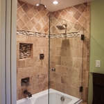 Soaker Tub with Tile Surround