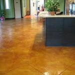 overlay with acid stain