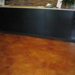 overlay with acid stain