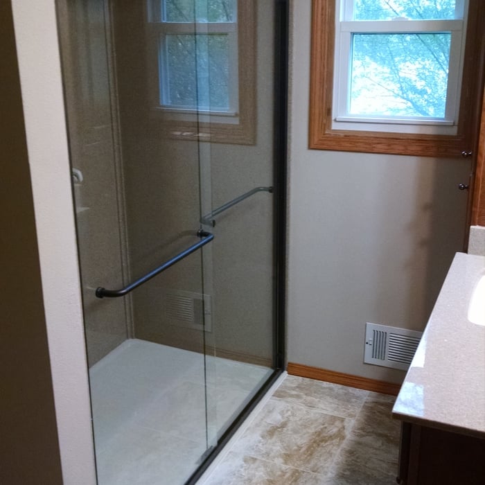 handicap accessible shower pan