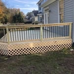 New Rebuilt Deck w/ Black Spindles (SIDE VIEW)