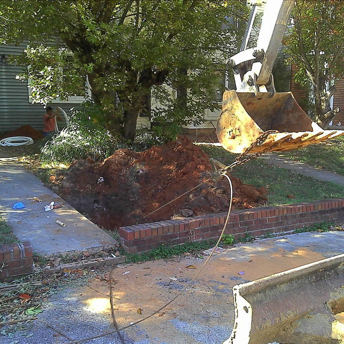 PULLING WATER PIPE