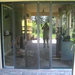 Sliding glass doors