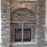 Stone Fireplace