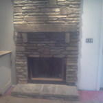 Stone Fireplace