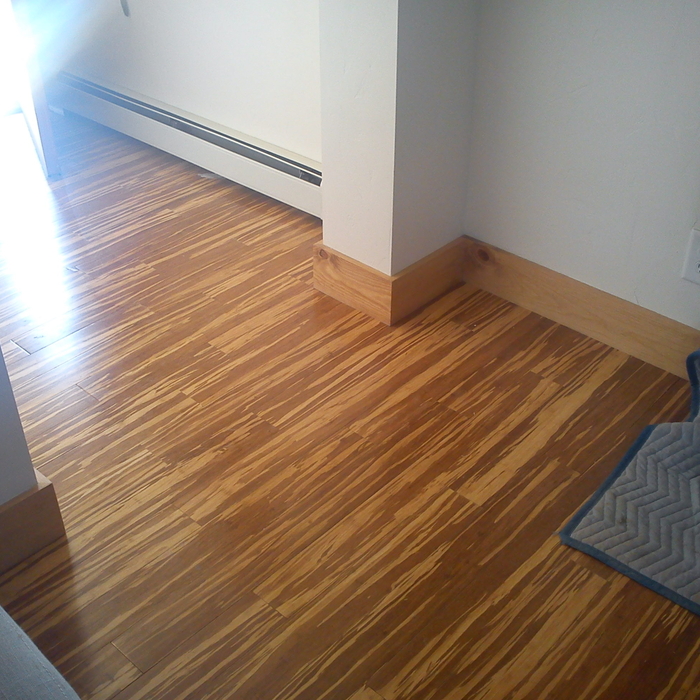 Installed Prefinished Tiger Bamboo