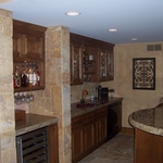 Lower level wet bar
