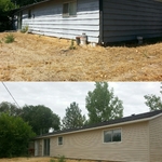 Vinyl Replacement - Before and After
