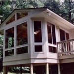 Sunroom on deck
