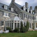 Traditional Home Exterior - Black Brown White Columns Around Entry