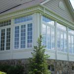 Traditional Home Exterior - Cozy Rock Picture Frame Moulding