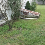 Rear of house