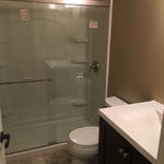 New shower.