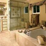 Travitine Shower and Tub