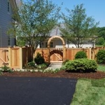 Framed privacy fence
