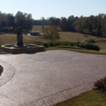 Stamped concrete