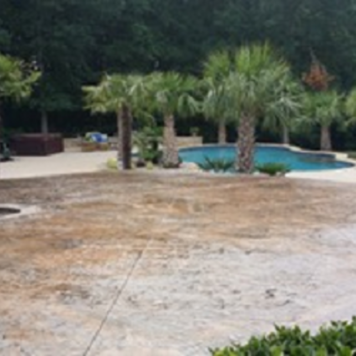 Stamped concrete