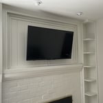 TV Installation over fireplace