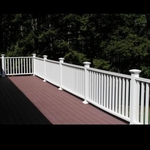 Deck and railings