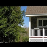 Stone work and deck