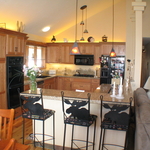 Rustic Kitchen w/ Mtn.Scaping