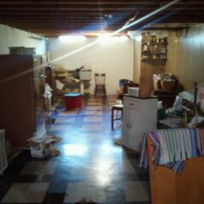 Basement before removal