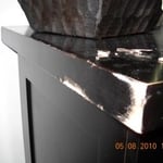 Moving damage on top edge