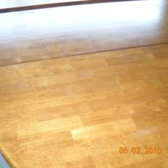 Top before refinishing