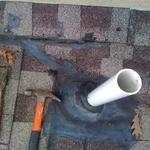 Previous leak "repair".