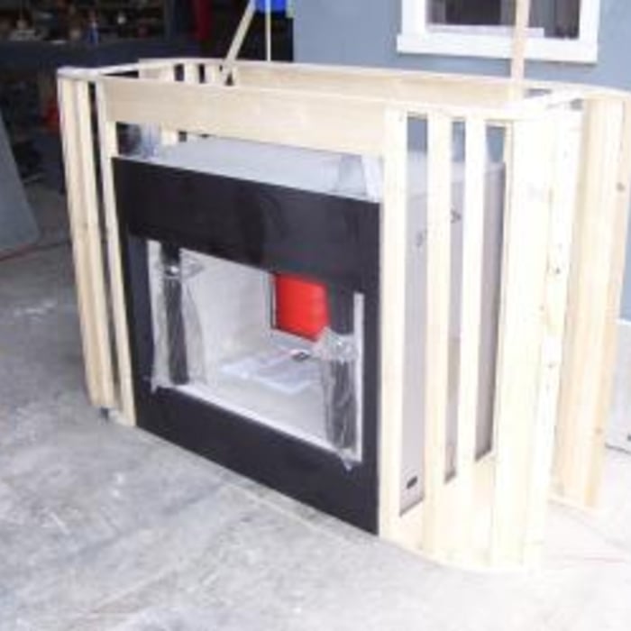 test fit fireplace