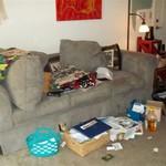 Living room before