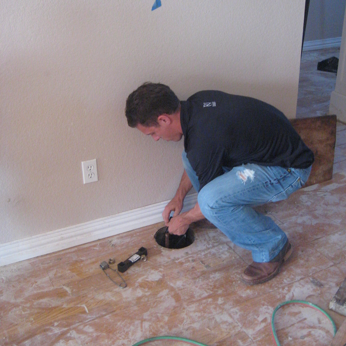 Final installation steps interior