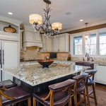 Granite Island bar seating