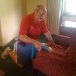 Cleaning upholstery