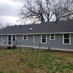 White Seamless Gutters