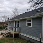 White Seamless Gutters