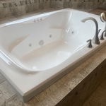 Large jetted tub