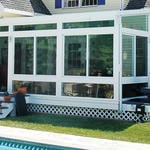 Sunroom over pool