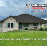 Mocha Brown Stone Coated Steel
