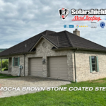Mocha Brown Stone Coated Steel