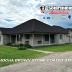 Mocha Brown Stone Coated Steel
