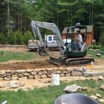 Grading and prep for sod installation